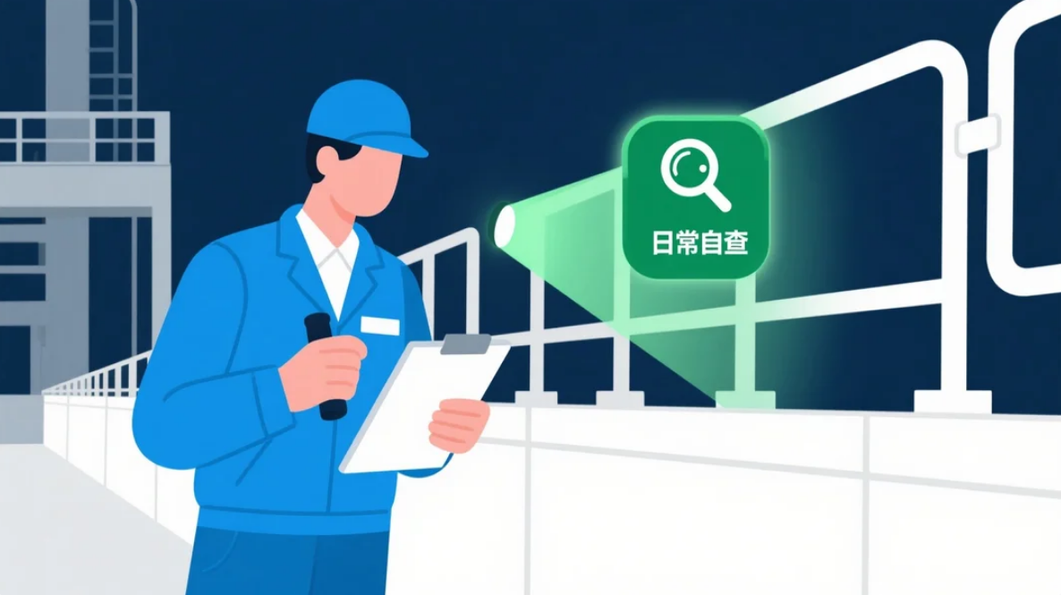 安全月安全防护设施维护管理 护栏盖板与警示标识完好性检查