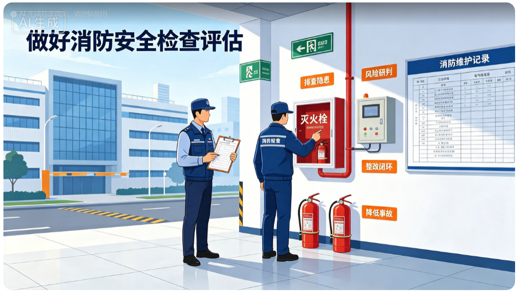 做好消防安全检查评估，有效降低火灾事故风险