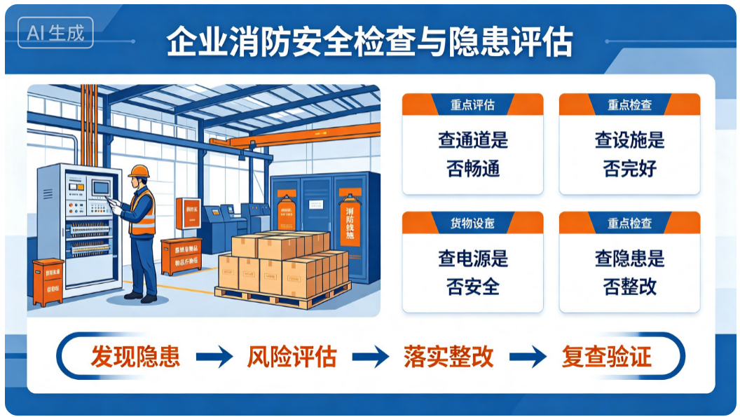 企业消防安全检查要点，做好评估规避哪些安全隐患