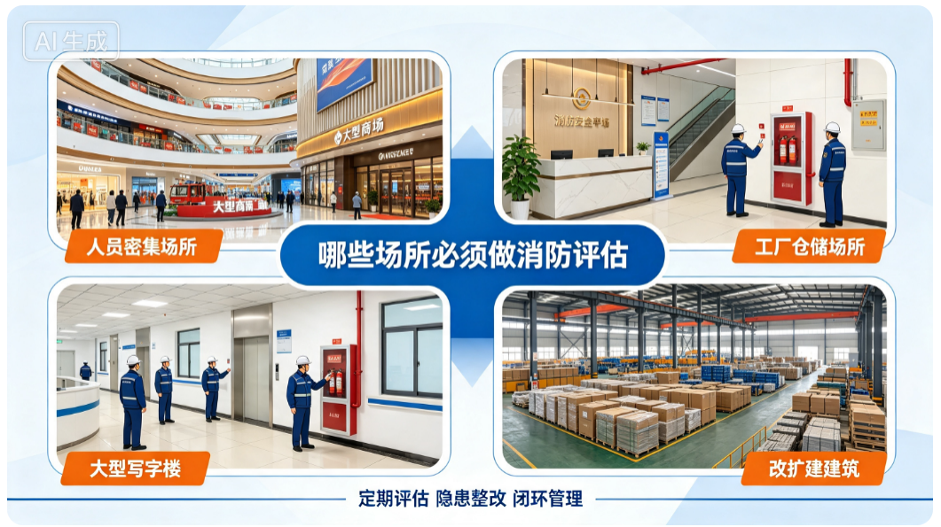 消防安全评估有什么作用？哪些场所必须做消防评估