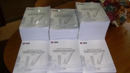 中石油海洋工程公司英文版HSE管理体系顺利完成